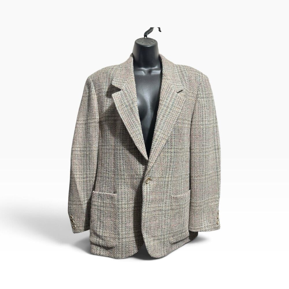 Vintage J.G. Hook Tweed Blazer Women's 12 Ivy League Equestrian Academia Jacket